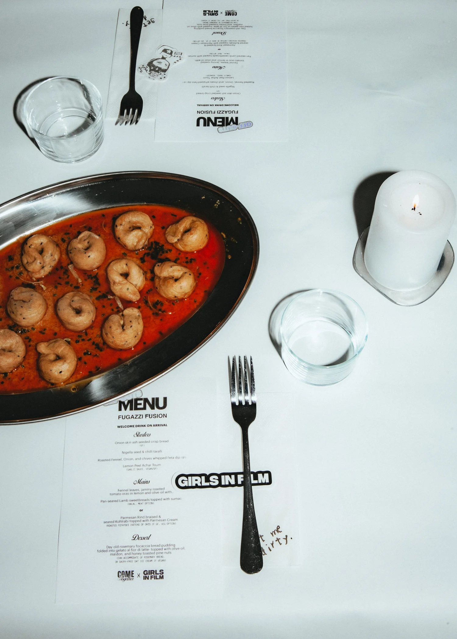 Girls In Film X Come Together Supper Club with Fugazzi Fusion