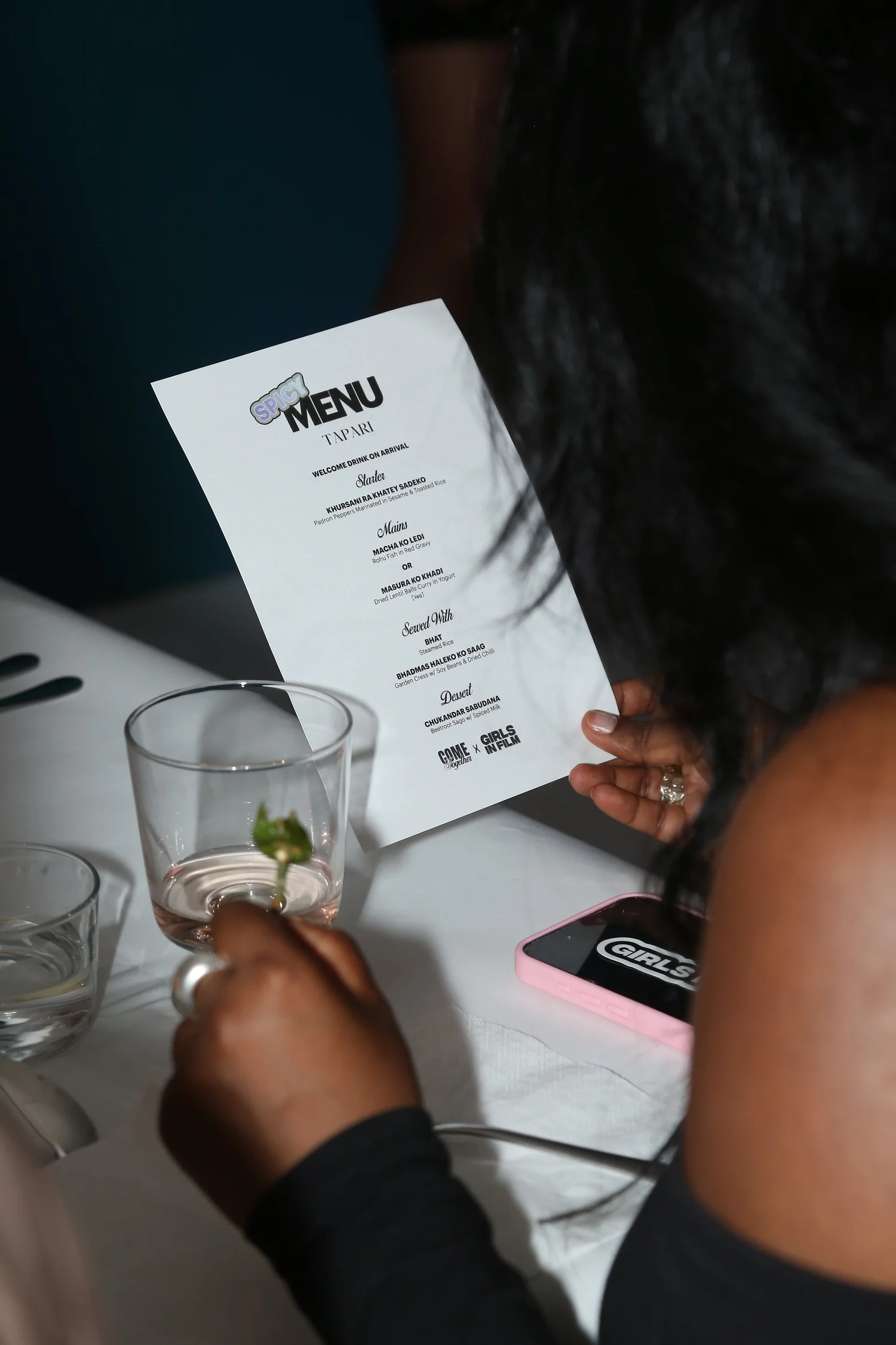 Girls In Film X Come Together Supper Club with TAPARI